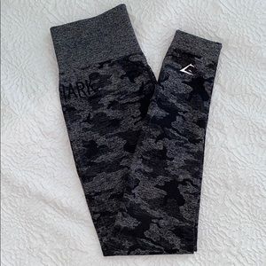Gymshark Black Camo Leggings